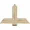 Ekena Millwork Eugene Rough Sawn Timber Gable Bracket, Douglas Fir, 36"W x 24"H x 6"D x 6"F, 16/12 Pitch GBW036X24X0606EUG00RDF - alternate 1